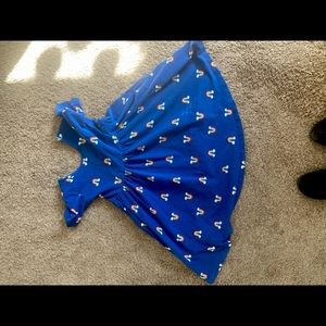 Blue rainbow print Hanna Andersson dress